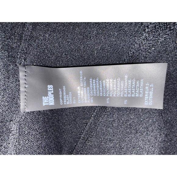 The Kooples Knitted Cashmere Blend Sweater Dress Black US Small / FR 1 $695 NWT - Picture 9 of 10